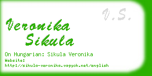 veronika sikula business card